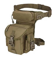 Тактическая сумка на бедро, на ногу, мужская, армейская Олива D3-0005-B1.PeremogaUA