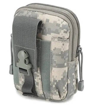 Тактична сумка на пояс, підсумок, органайзер Сірий піксель D3-PRM-4.PeremogaUA