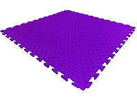Мат татами (ласточкин хвост пазл) EVA OSPORT 1м х 1м толщина 10мм (OF-0230) Фиолетовый