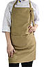 Фартух Габардин з нагрудником бежевий, фото 5