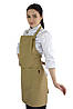 Фартух Габардин з нагрудником бежевий, фото 4