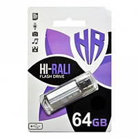 Флешка Hi-Rali Corsair 64GB USB 3,0 срібло