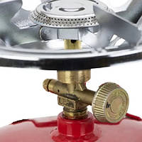 Газовий пальник Nurgaz N-309 + Газовий балон 5 літрів, фото 4