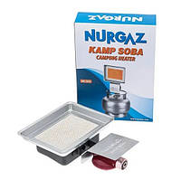 Газовий пальник Nurgaz N-309 + Газовий балон 5 літрів, фото 7