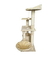 Кігтеточка, будиночок, дряпка для кішок Avko CatTree 1306 Beige, фото 4