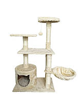 Кігтеточка, будиночок, дряпка для кішок Avko CatTree 1306 Beige, фото 6