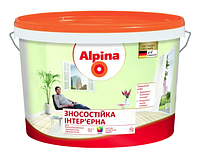 Краска интерьерная Alpina "Износостойкая интерьерная" (под тонировку, прозрачная В3) С-3, 2.4