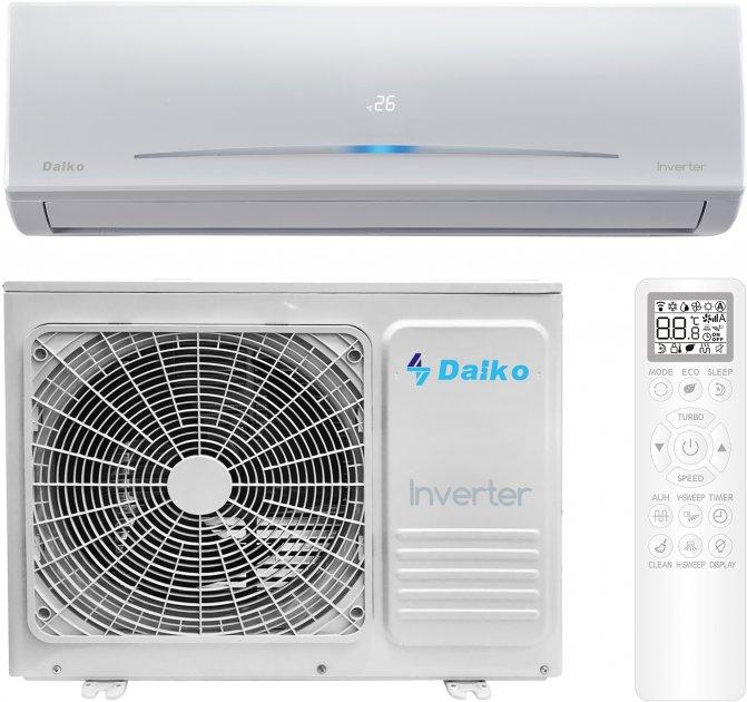 Кондиціонер Daiko ASP-H12INX21