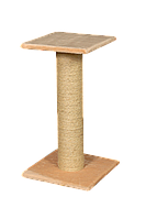 Когтеточка (дряпка) Мур-Мяу Олимп-2 в джутовой веревке Бежевая MN, код: 5866238