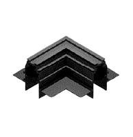 Кутове з'єднання ГОРИЗОНТАЛЬНЕ до врізного трека 48V (в гіпсокартон 12.5 мм)