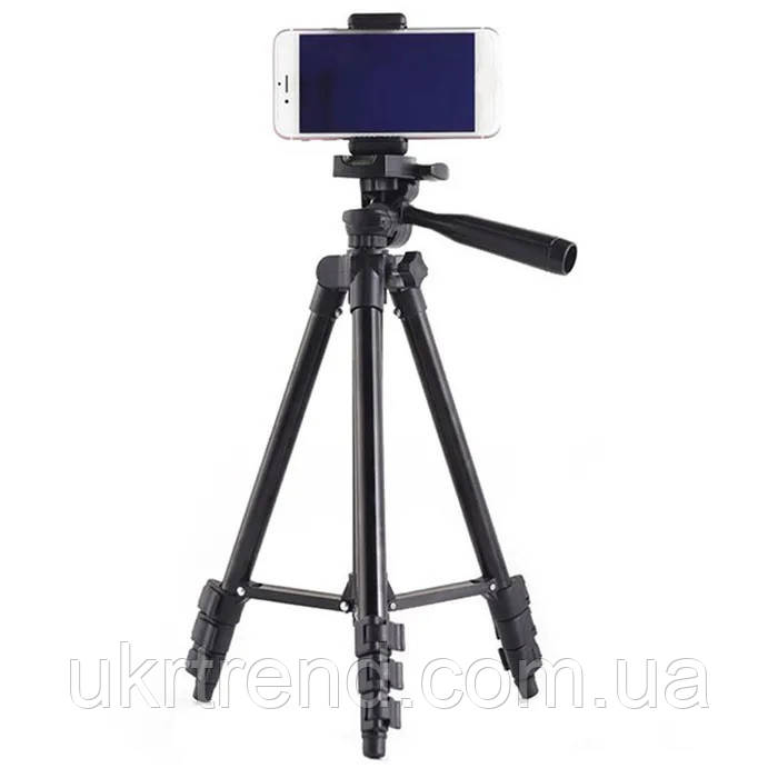 Штативи для фото камери Tripod 3120 PRO, Штативи для предметної зйомки, Штатив ZM-674 для телефона