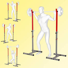 Стійки під штангу регульовані WCG RG-100 універсальна стійка для спортзалу та домашнього використання