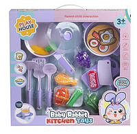 Ігровий набір дитячого посуду Baby Rabbit Kitchen Toys