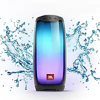 Бездротова bluetooth-колонка JBL pulse 4 Портативна акустика з підсвіткою радіомікрофоном Вологозахищена