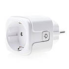 Комплект 2шт Розумна WiFi розетка 20А, Tuya Smart 4400Вт, Біла / Смарт розетка з лічильником електроенергії, фото 5