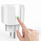 Розумна WiFi розетка Tuya Smart + Подарунок Cмарт вайфай реле / Смарт розетка з лічильником електроенергії, фото 6