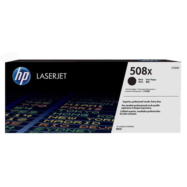 Картридж HP 508X Black CF360X для принтера Color LaserJet Enterprise M552dn, M553dn, M553n, M553x, M577dn, M577f, M577c