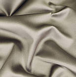 Відріз 0,9м Костюмний котон атласний репс сіро-бежевий, фото 2