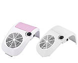 Настільна манікюрна витяжка з регулятором потужності 858-9, 80 Вт., фото 2