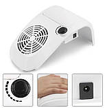 Настільна манікюрна витяжка з регулятором потужності 858-9, 80 Вт., фото 8