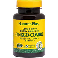 Гинкго Билоба Nature's Plus Ginkgo-Combo 60 Veg Caps NTP1091 IS, код: 7518077