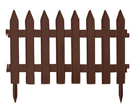 Садова огорожа Prosperplast GARDEN CLASSIC, коричнева, 3,2 м, фото 4