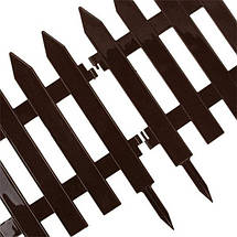 Садова огорожа Prosperplast GARDEN CLASSIC, коричнева, 3,2 м, фото 2