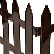 Садова огорожа Prosperplast GARDEN CLASSIC, коричнева, 3,2 м, фото 5