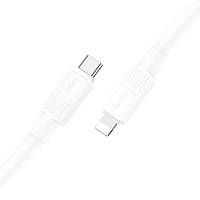 Кабель Hoco X84 Type-C to Lightning PD charging data cable PD 20W charging 1 m Белый IS, код: 7809566