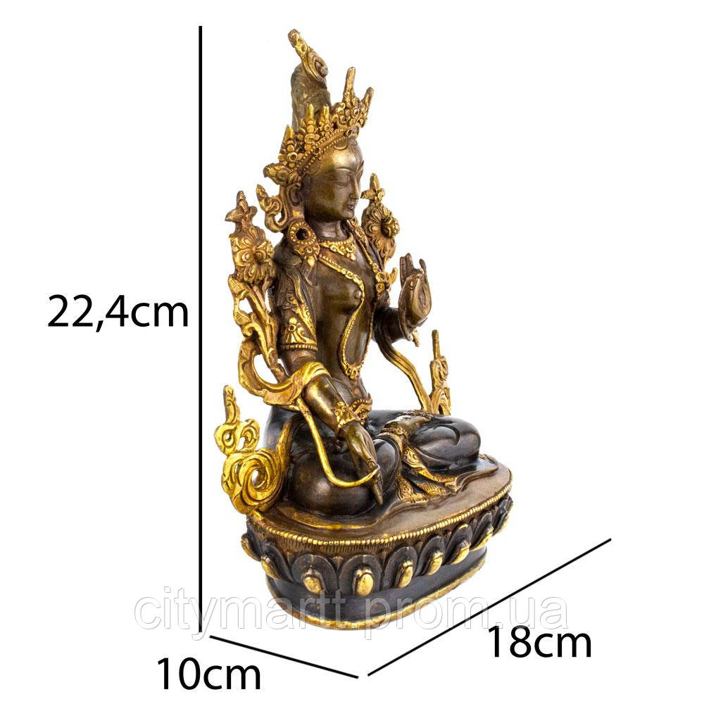 Тара Статуя Бронза HandiCraft Частичная позолота 22,4х18х10 см (13780) CM, код: 7599310 - фото 3 - id-p1958656149