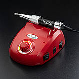 Фрезер Moox Professional X105 на 45 000 об/хв. та 65W. для манікюру та педикюру (Червоний), фото 2