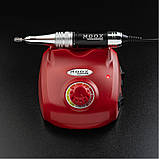 Фрезер Moox Professional X105 на 45 000 об/хв. та 65W. для манікюру та педикюру (Червоний), фото 4