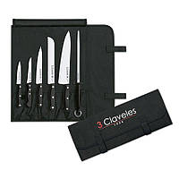 Набор ножей из 6-ти предметов 3 Claveles Uniblock (01704) MN, код: 8140956