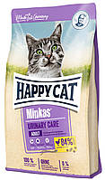 Сухой корм Happy Cat Minkas Urinary Care для профилактики мочекаменных болезней у кошек с птицей, 1.5 кг