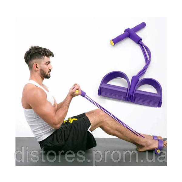 Тренажер эспандер VigohA Body Trimmer для ног рук пресса Фиолетовый DI, код: 6659412 - фото 2 - id-p1958660152