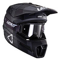 Шолом LEATT Helmet Moto 3.5 + Goggle (Black), XS, XS