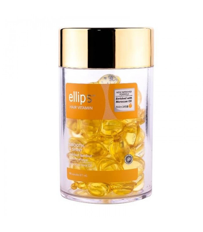 Вітаміни для волосся "Роскошне сяйво" з олією Алое Вера Ellips Hair Vitamin Smooth&Shiny With Aloe Vera 50шт