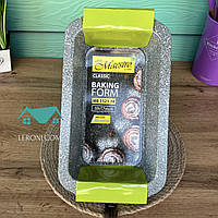 Форма для випікання прямокутна гранітне покриття 30х17х6 см Maestro MR-1121-30 Форма для випікання кексів