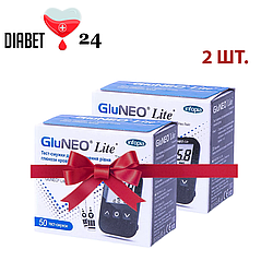 Тест-смужки GluNeo Lite 50 шт. 2 паковання