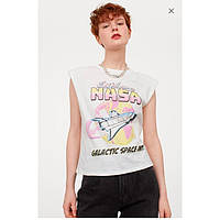 Жіноча майка топ Nasa H&M р.S, 95534