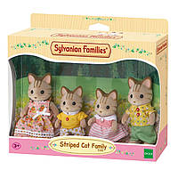 Ігровий набір Sylvanian Families Сім'я Смугастих Котів (5180)