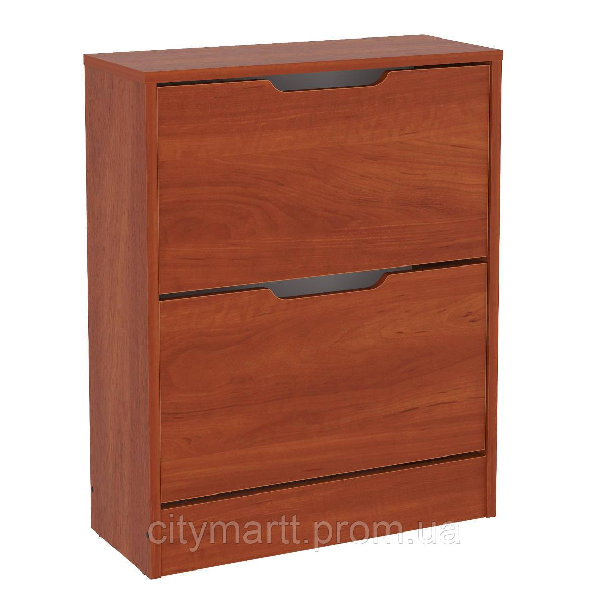 Тумба для обуви Компанит ТО 22 Яблоня (59х24х74,1 см) CM, код: 8019605 ...