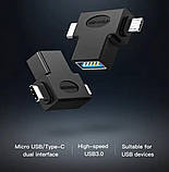 Адаптер Vention OTG Adapter Black For Android (CDIB0), фото 9