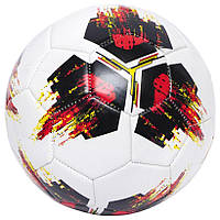 Мяч футбольный с прошивкой с кожзама для игры на футбольном поле Сетка 14-138