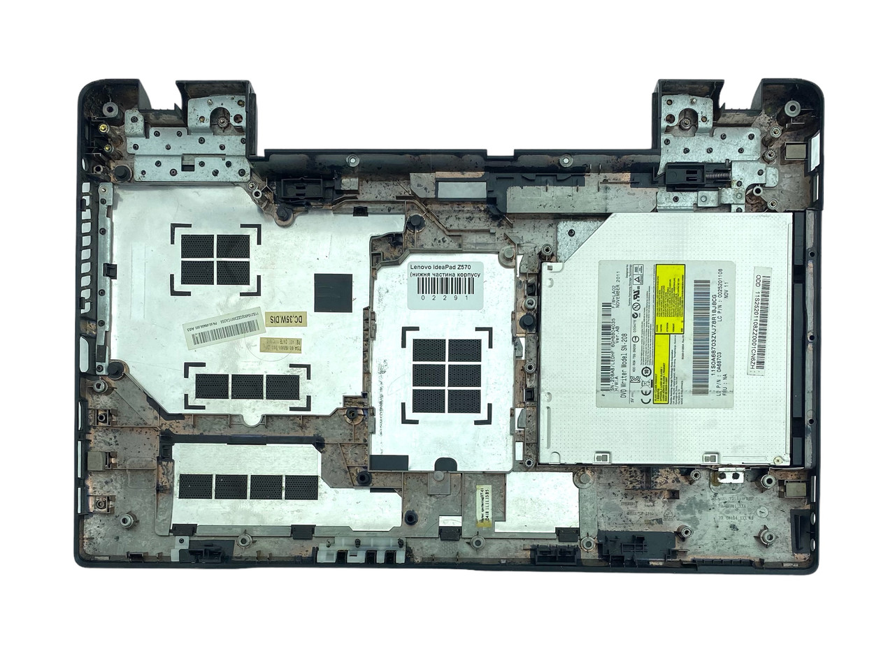 Lenovo IdeaPad Z570 (нижня частина корпусу + DVD-привід), фото 1