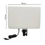 Світлодіодна прямокутна лампа для фото відео 36х25 см PL-36 з пультом та штативом 2м для блогерів візажистів, фото 5