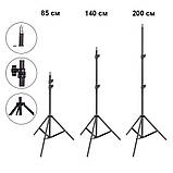 Світлодіодна прямокутна лампа для фото відео 36х25 см PL-36 з пультом та штативом 2м для блогерів візажистів, фото 9