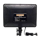 Світлодіодна прямокутна лампа для фото відео 36х25 см PL-36 з пультом та штативом 2м для блогерів візажистів, фото 7