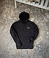 Зимова кофта чоловіча на флісі Мапа України чорна (тринитка)., фото 3