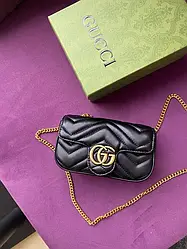 Жіноча сумка Гуччі чорна Gucci Black